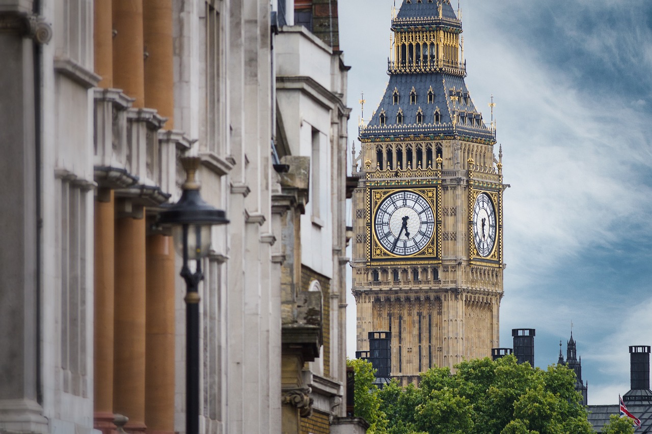 Big Ben and the Houses of Parliament in London