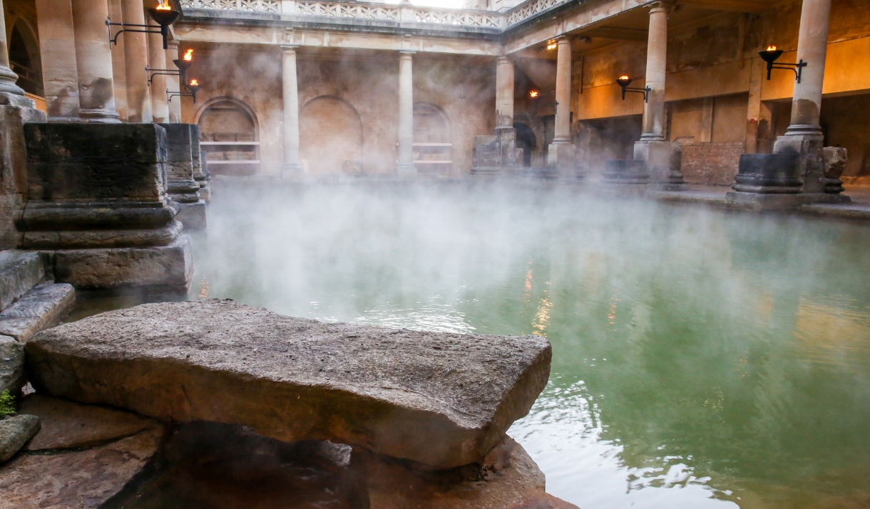 Roman Baths steaming