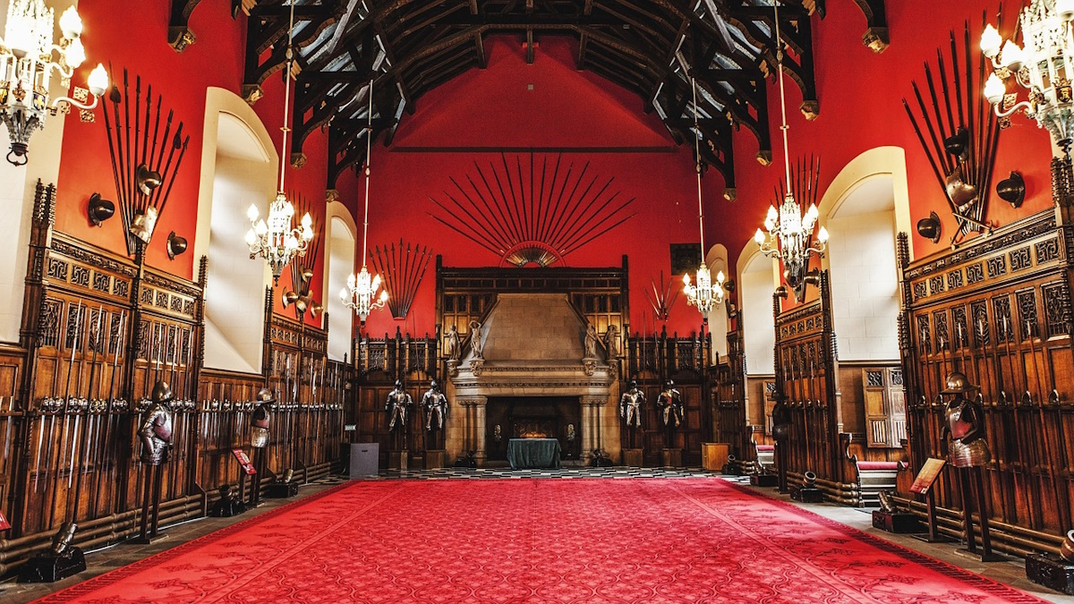 Interior of Edinburgh Castle