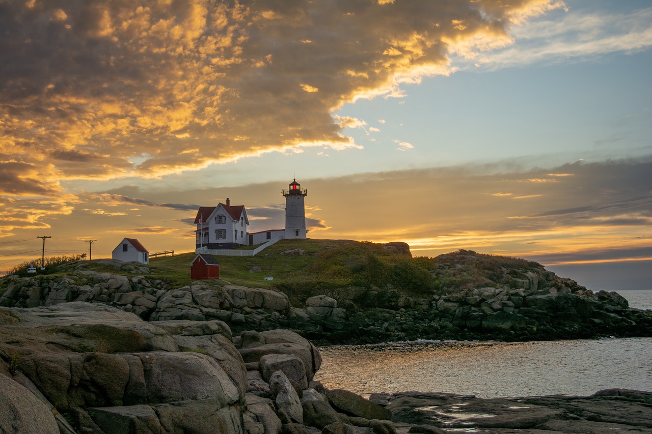 Lighthouse on the coast