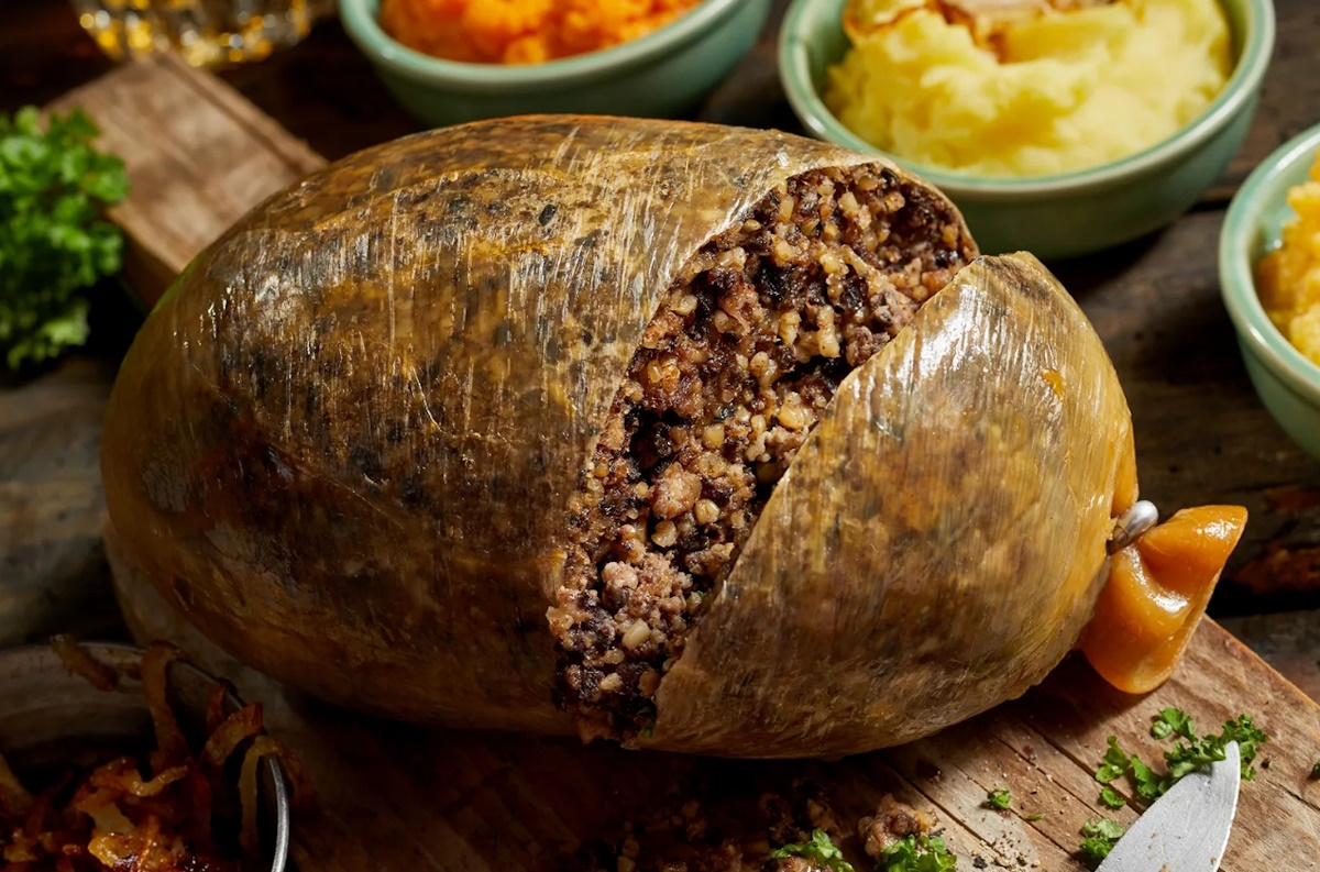 Traditional Scottish haggis