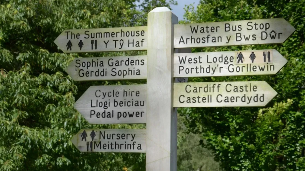 Welsh language sign