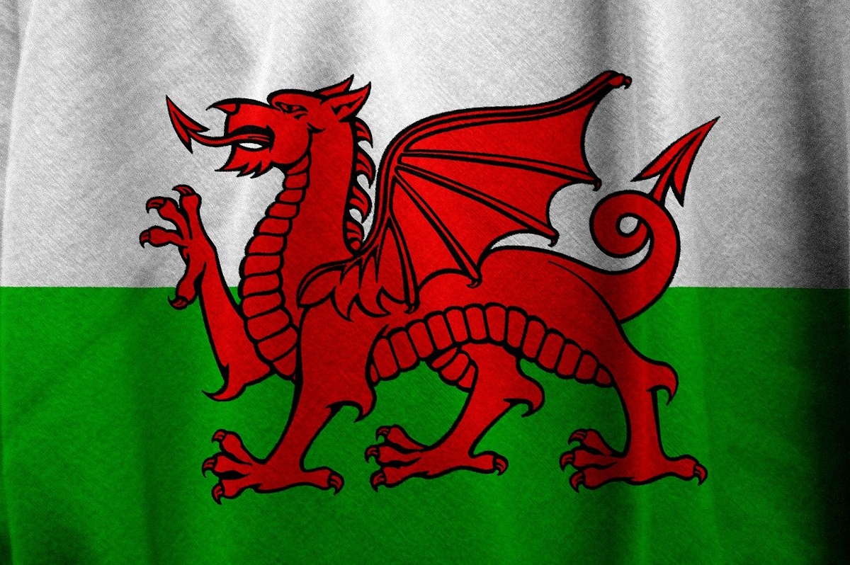 Welsh dragon flag