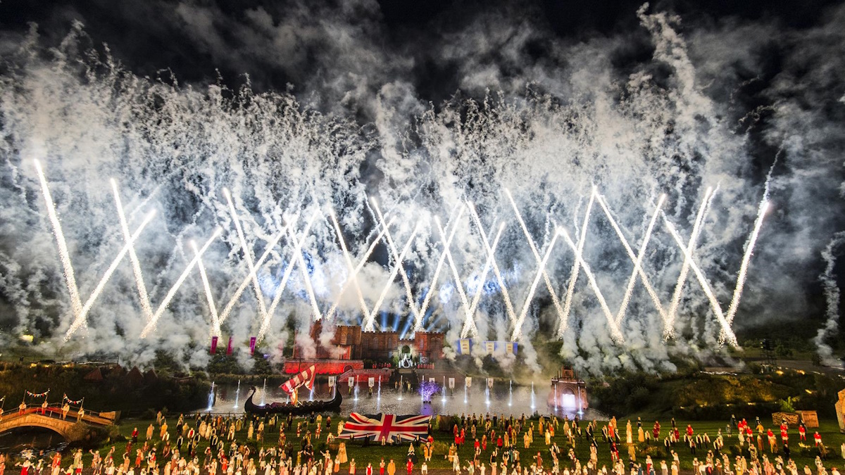 Kynren pyrotechnics display