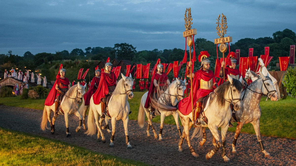 Kynren historical costumes