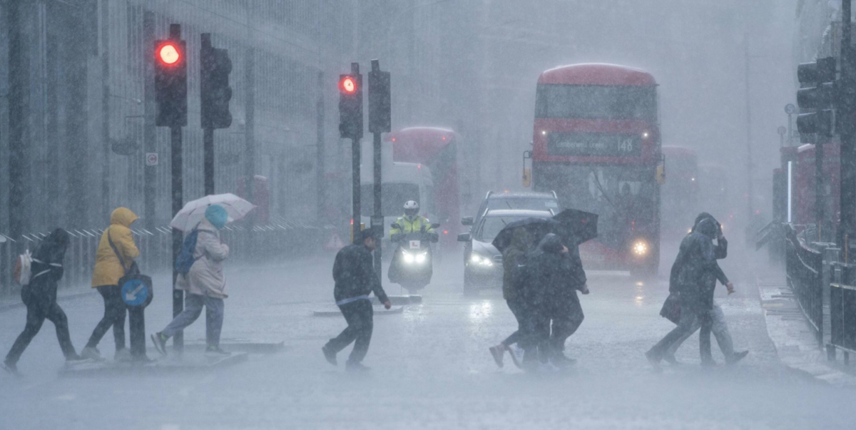 Cold morning in London