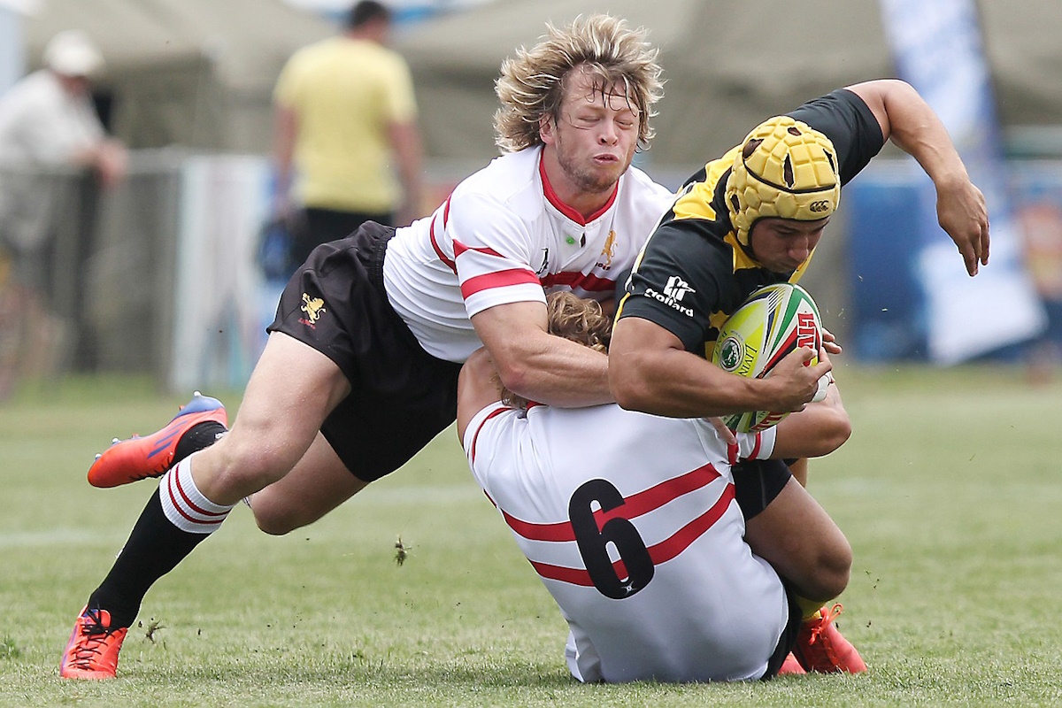 Rugby Union match in progress