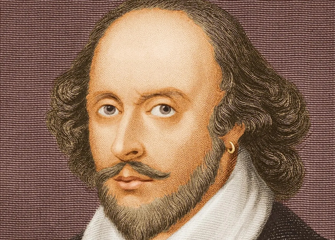 William Shakespeare portrait, oil painting style